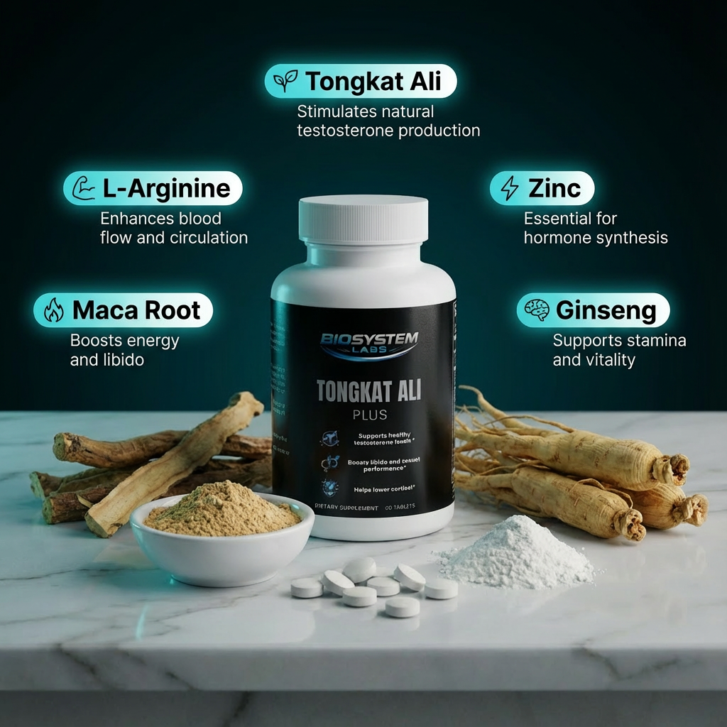 Improve Your Natural Testosterone in 2 Weeks with Tongkat Ali Plus